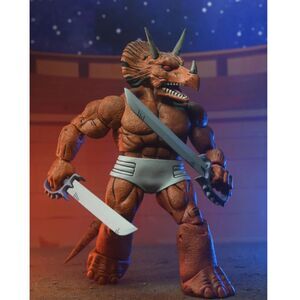 NECA Teenage Mutant Ninja Turtles Triceraton Gladiator Action Figure Collectible
